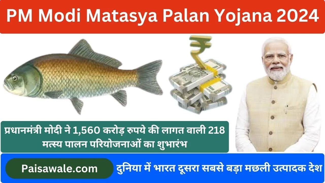 PM Modi Matasya Palan Yojana 2024 Launched